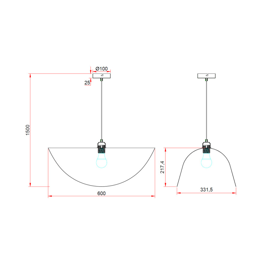 Visilica Boyd ML-3001-1P 600