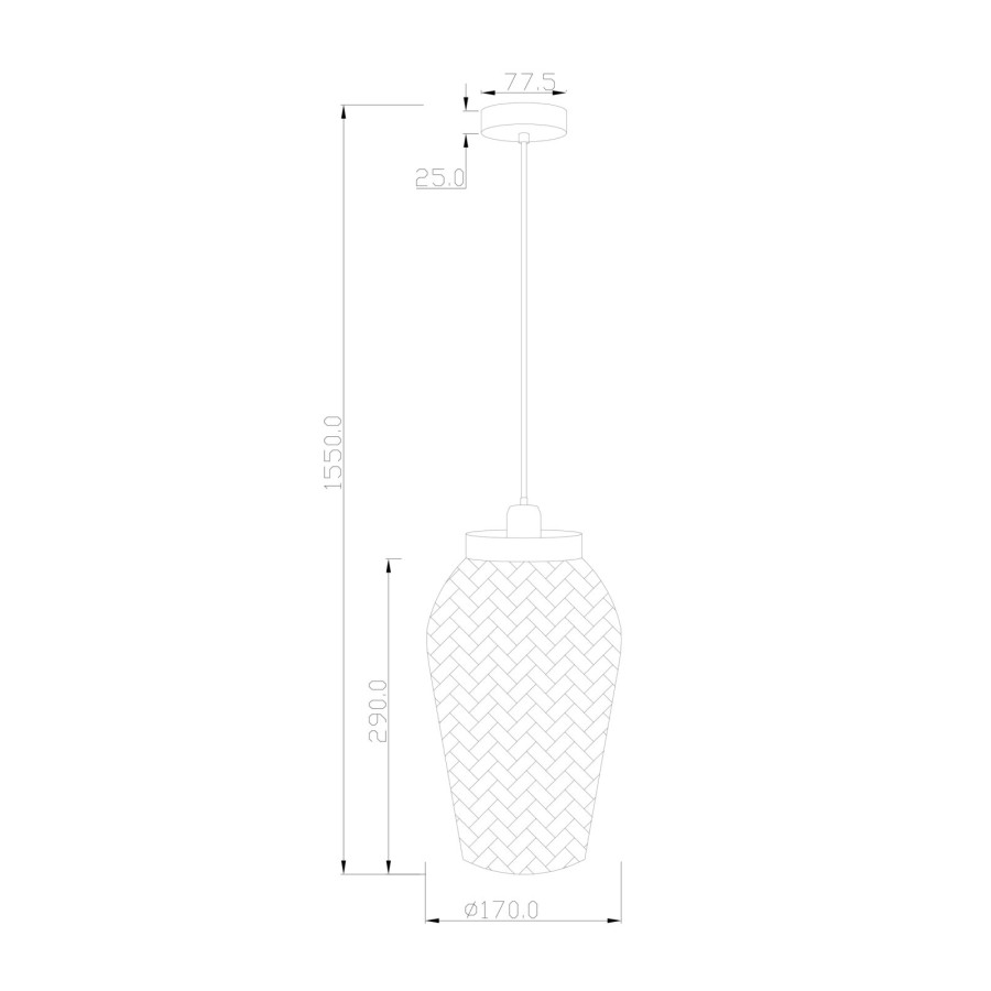 Visilica Kimmy ML-62601-1 bijela